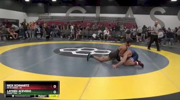 159 lbs Quarterfinals (8 Team) - Layden Acevedo, Short Time vs Nick Schwartz, PA Alliance