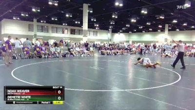 182 lbs Round 2 (16 Team) - Noah Weaver, Delta Eagles vs Demetri White, Bubbletown Mat