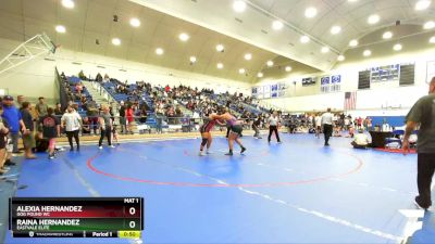 235 lbs Cons. Semi - Alexia Hernandez, Dog Pound WC vs Raina Hernandez, Eastvale Elite