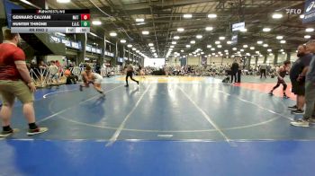 90 lbs Rr Rnd 2 - Gennaro Calvani, Mat Warriors PWC MS vs Hunter Throne, Elite Athletic Club Bad Boys