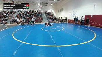 150 lbs Champ. Round 2 - Zack Bower, Kelly Walsh vs Zachariah Hill, Evanston