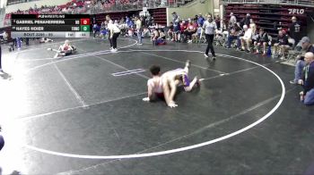 95 lbs Cons. Round 5 - Hayes Hoier, Tekamah Herman Wrestling Club vs Gabriel Penaherrera, Nebraska Boyz