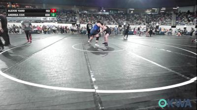 285 lbs Rr Rnd 1 - Alexis Yard, Piedmont vs Andrea Cox, Hennessey Takedown Club