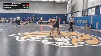 174 lbs Consi Of 8 #2 - Rinaldo DiGiacopo, Wesleyan (CT) vs David Ras, Roger Williams