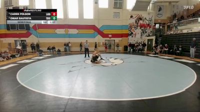 138 lbs Semifinal - Caden Polson, Laramie vs Omar Bautista, Thunder Basin