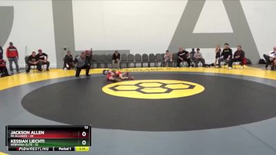 70 lbs Quarterfinals (8 Team) - Kessiah Liechti, Nebraska Elite vs Jackson Allen, PA Alliance