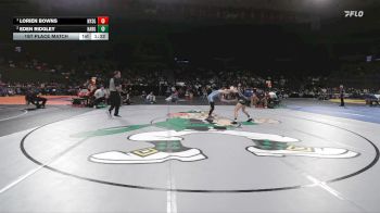 4A/3A/2A/1A Girls 100 1st Place Match - Lorien Bowns, Nyssa Girls vs Eden Ridgley, Harrisburg Girls