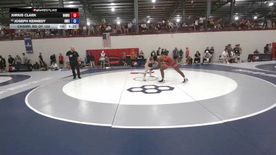 79 kg Champ. Rd Of 128 - Jurius Clark, Blue & Gold Wrestling Club vs Joseph Kennedy, Hawkeye Wrestling Club