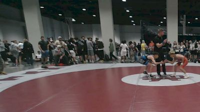 48 kg Champ. Rd Of 64 - Jaegar RomanNose, Position Wrestling vs Isaiah Flores, California