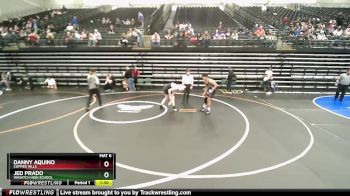 160 lbs Champ. Round 2 - Danny Aquino, Copper Hills vs Jed Prado, Wasatch High School