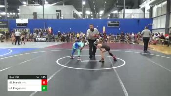 85 lbs Rr Rnd 3 - Evan Marvin, Apple Valley vs Jaiden Finger, Immortal Athletics