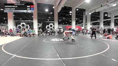 65 lbs Cons. Round 4 - Jackson Walls, Scappoose High School Wrestling vs Caden Cook, Nevada