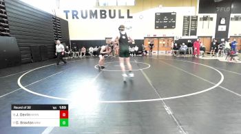 157 lbs Round Of 32 - Jorden Devlin, New Haven vs Dylon Braxton, Norwalk