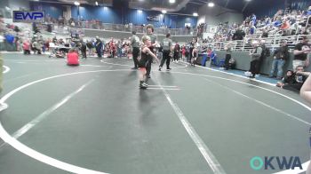 60 lbs Consi Of 4 - Sawyer Osburn, Newkirk Takedown Club vs Lukus Reyes, Pawhuska Elks Takedown