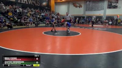 70 lbs Quarterfinal - Easton Henderson, Big Game Wrestling Club vs Beau Coons, Anamosa Wrestling Club