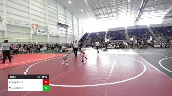 43 lbs Consi Of 8 #2 - Angelo Loyd, Mingus Mountain Wrestling vs Max Luna, Dog Pound WC