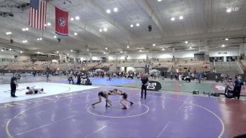 105 lbs Quarterfinal - Zane Dobson, Blackman Wrestling vs Oliver Cox, Woodford Elite Wrestling Club
