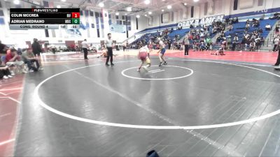157 lbs Cons. Round 4 - Adrian Medrano, Mater Dei Catholic vs Colin McCrea, Monte Vista