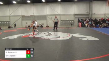 70 lbs Prelims - Macy Dobson, Mojo Grappling vs Hilkyah Sampson, Team Techfall