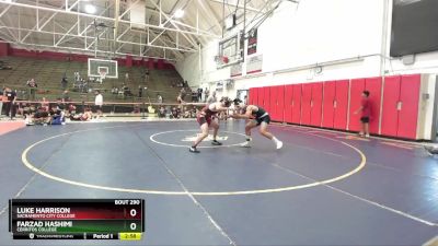 184 lbs 1st Place Match - Farzad Hashimi, Cerritos College vs Luke Harrison, Sacramento City College