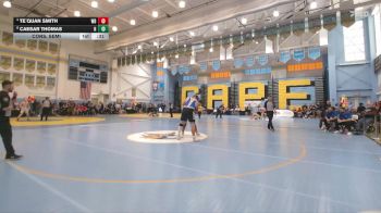 285 lbs Cons. Semi - Te`Quan Smith, Woodbridge H S vs Caesar Thomas, Howard H S