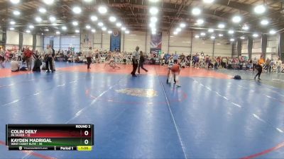 96 lbs Rd# 5- 3:45pm Friday Final Pool - Kayden Madrigal, West Coast Elite vs Colin Deily, PA Silver