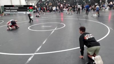 132 lbs Semifinal - Isaac Cooper, Lincoln Southeast vs Colt Kromarek, Plainview Pirates