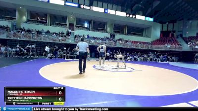 150 lbs 2nd Wrestleback (16 Team) - Mason Petersen, Columbus vs Treyton Harrington, Lincoln Southwest