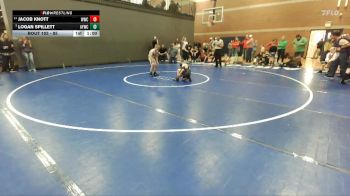 85 lbs Champ. Round 1 - Logan Spillett, American Falls Wrestling Club vs Jacob Knott, Warhawk Wrestling Club