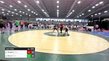 100 lbs Semifinal - Connor Maddox, POWA vs Jake Benyo, Mat Assassins Black