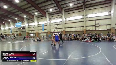 180 lbs Round 2 (10 Team) - Roan Cook, Alaska vs Josslyn Blair, Idaho