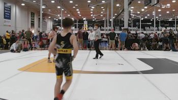 91 lbs Rr Rnd 3 - Jionni Glykas, Steller Trained Jango - MS vs Troy Migliaccio, Parabellum Wrestling Academy- MS