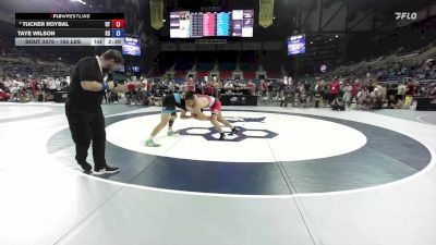 165 lbs Cons. Rd Of 16 - Tucker Roybal, UT vs Taye Wilson, KS