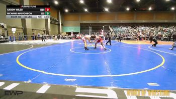 160 lbs Quarterfinal - Cason Wiles, Elite Force Wrestling Club vs Richard Halvorson, Durham Wrestling Club