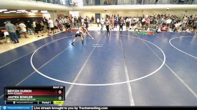 106 lbs Round 2 - Jaxten Bowler, Champions Wrestling Club vs Brycen Durkin, Agon Academy