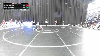 132 lbs 4th Wrestleback (16 Team) - Blake Peaden, Dunwoody vs Ryan Sanders, Brunswick