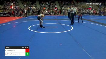 80 lbs Prelims - Landon Collins, Mission Arlington vs Kutter Christensen, Junior Comets