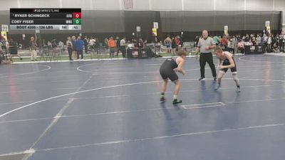 126 lbs Cons. Rd Of 16 - Ryker Schingeck, Aviators vs Coby Fiser, Moen Wrestling Academy