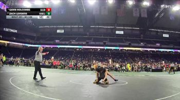 D1-138 lbs Cons. Round 3 - Zach Leventis, Howell vs Gavin Holcombe, Salem