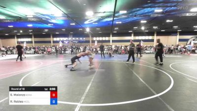 144 kg Round Of 16 - Shawn Malonzo, Bonanza vs Raul Robles, McClintock HS