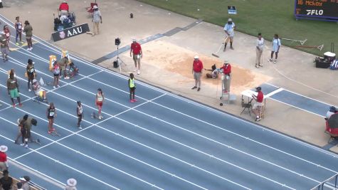 Youth Girls' 100m Hurdles, Semi-Finals 5 - Age 11