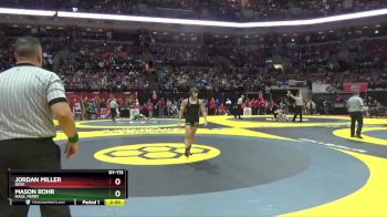 D1-113 lbs Champ. Round 1 - Mason Rohr, Mass. Perry vs Jordan Miller, Ross