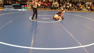 120 lbs Round 1 (16 Team) - Jameson Small, Kearney vs Jason Siegen, Bellevue West