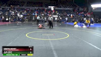 86 lbs Cons. Round 4 - Griffin Heeney, Elevate Wrestling Academy vs Alec Daly, Unity Youth WC