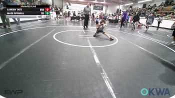 80 lbs Rr Rnd 2 - Landen Tate, Wyandotte Youth Wrestling vs Maze Spruell, Tiger Trained Wrestling