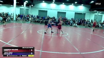 119 lbs Placement Matches (8 Team) - Andrew Wilkins, Indiana vs Jack Cole, New Jersey