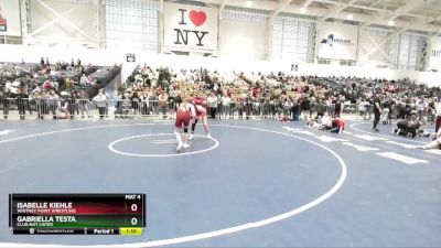 135 lbs Round 3 - Gabriella Testa, Club Not Listed vs Isabelle Kiehle, Whitney Point Wrestling
