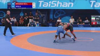 125 kg Finals 1-2 - Abolfazl Mohammad Nezhad, Iran vs Dreshaun Ross, United States