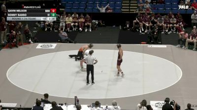 197 lbs Round 1 (16 Team) - Sonny Sasso, Virginia Tech vs Gavin Nelson, Minnesota