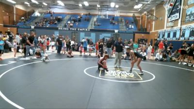 94-102 lbs Round 2 - Scarlett Campbell, RWC - Roy Wrestling Club vs Alexa Fager, Charger WC